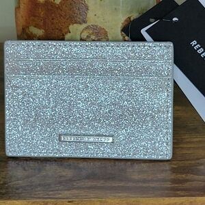 SALE 50% OFF ALREADY MARKED Rebecca Minkoff Sparkling Silver Card Holder